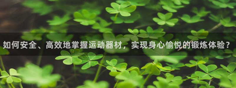 fb体育官方：如何安全、高效地掌握运动器材，实现身心